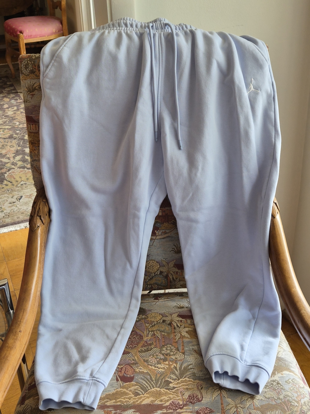 Jordan Essentials Fleece Sweatpants Carolina Powder Ice Baby Blue XL
